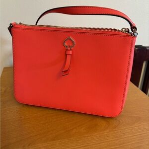 NWOT Kate Spade Adel Medium Top Zip Crossbody in Geranium